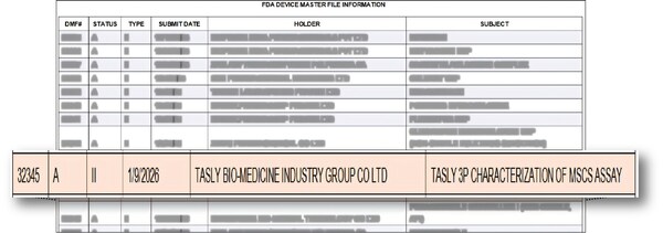 FDAの快挙間葉系間質細胞（MSC）初となる品質管理手順により、新たな治療基準を確立