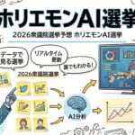 『ホリエモンAI選挙』公開——2026年衆議院選挙のAI予想データをメディア向けに無償提供開始（引用元明記のみで利用可）
