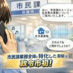 AIエージェントが進化！市民課への問い合わせを24時間受付！