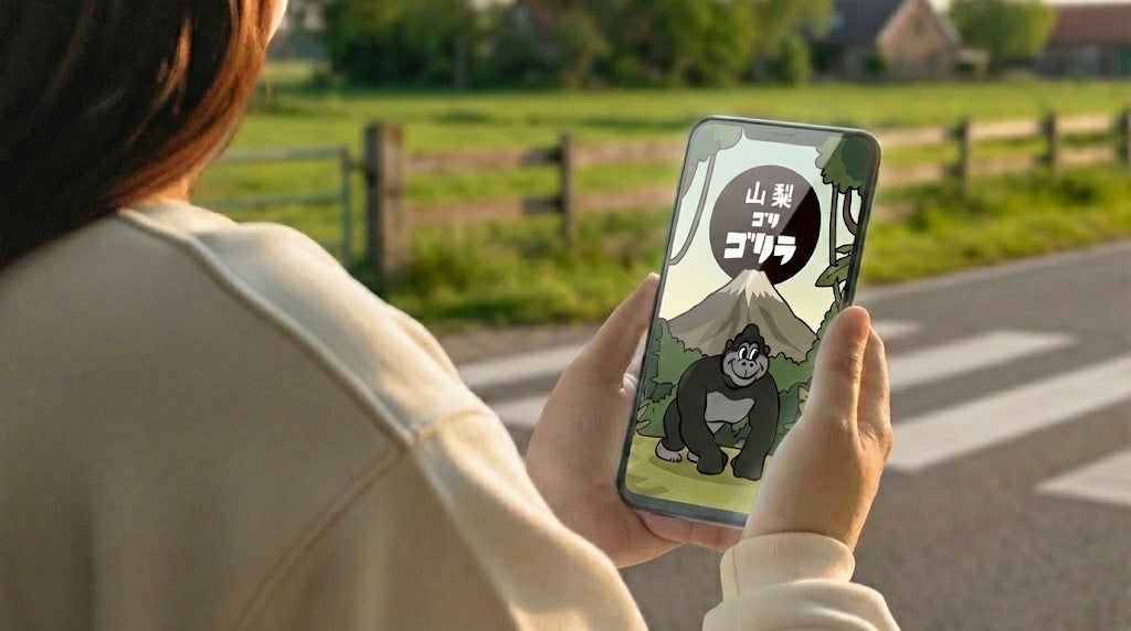 山梨発キャラクター「山梨ゴリゴリラ」、生成AIで動画化