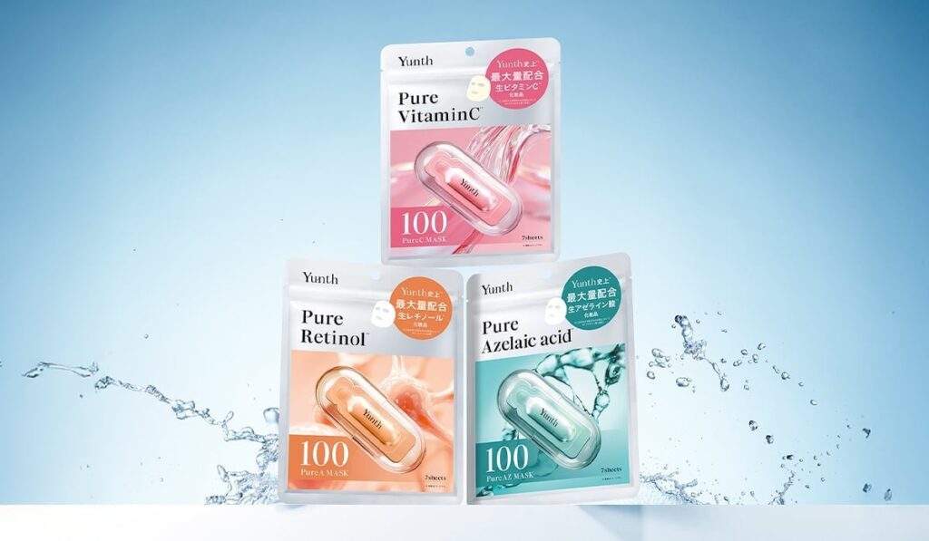 Yunth史上最大量の“生”美容液シートマスク誕生「Pure Mask」シリーズ全3種　2026年4月1日新発売