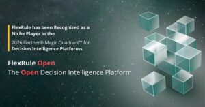 FlexRule®、2026年Gartner® Magic Quadrant™の意思決定インテリジェンスプラットフォーム部門でニッチ・プレーヤーとして認定