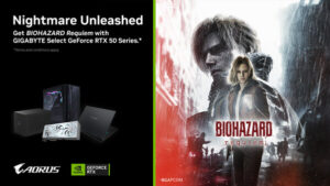 GIGABYTEはNVIDIA® GeForce RTX™と連携し、Biohazard Requiem向けにバンドルなどの共同プロモーションに参加しています