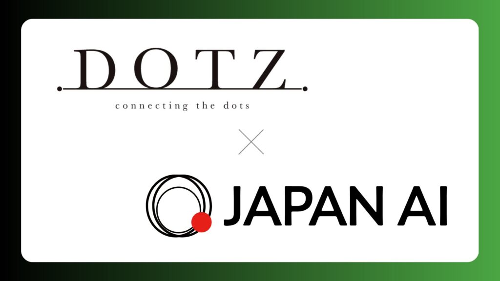 JAPAN AI、LINEマーケティング支援のDOTZ社と連携