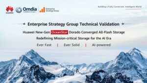 Huaweiの新世代OceanStor Dorado Converged All-Flash StorageがEnterprise Strategy Groupの技術的妥当性確認に合格