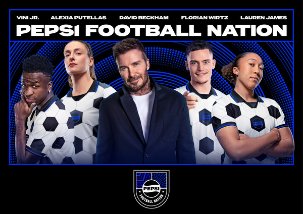 Pepsi® Global、「Pepsi Football Nation」を発表：90分という試合時間を超えてサッカー文化を称える新たなグローバル・プラットフォーム