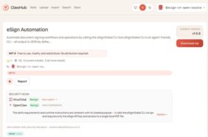 eSignGlobal推出「esign-automation」新技能，賦能OpenClaw實現自動化電子簽名