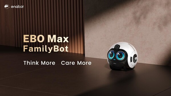 Enabot、考え、学び、ケアするAI搭載ファミリーロボット「EBO Max」を発表