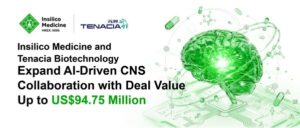 英矽智能与元羿生物扩大 AI 驱动的 CNS 领域合作，合作总交易金额最高达 9475 万美元