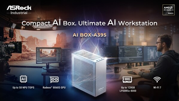 東擎發表AI BOX-A395精緻高效AI工作站 搭載 AMD Ryzen™ AI Max