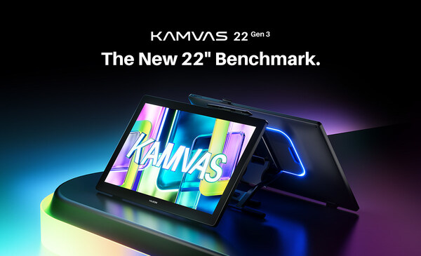 Huion、Kamvas 22（Gen 3）の発売により22インチ市場における新たな業界基準を確立