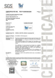 Arasan、CAN XL IPコアで業界初のASIL-D認証を取得