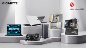 技嘉AI 產品陣容榮獲紅點設計獎肯定
