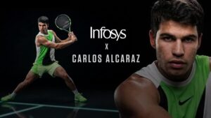 七次大满贯冠军卡洛斯•阿尔卡拉斯Carlos Alcaraz出任Infosys全球品牌大使