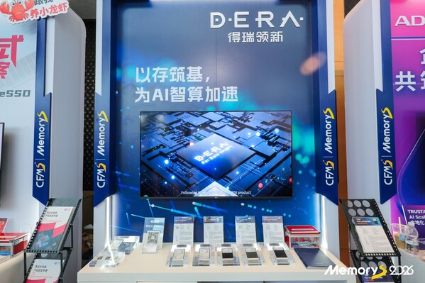 CFMS 2026落幕：得瑞领新PCIe 5.0产品矩阵引关注，硬核存储护航AI未来