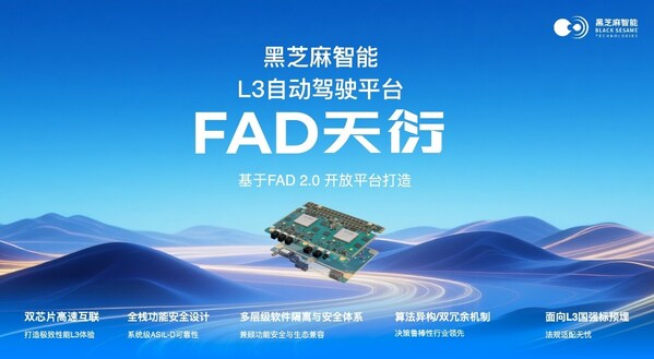黑芝麻智能发布FAD天衍L3级自动驾驶平台