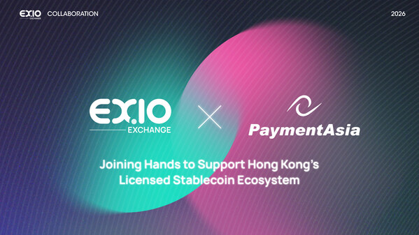 EX.IO 與Payment Asia強強聯手 為香港合規穩定幣提供全方位生態支持