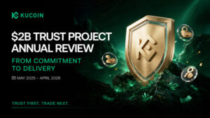 KuCoin công bố Báo cáo thường niên dự án Trust Project trị giá 2 tỷ USD, đánh dấu các cột mốc quan trọng về bảo mật, tuân thủ, minh bạch và bảo vệ người dùng