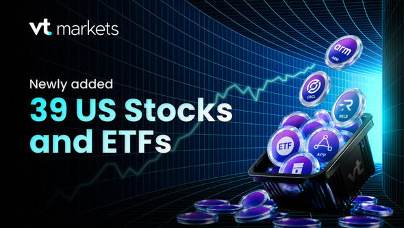 VT Markets、AI、宇宙、エネルギーにまたがる39の米国株とETFを追加