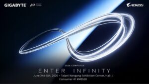 技嘉以「ENTER INFINITY」主題參展 COMPUTEX 2026 全面展現 AI 生態系與沉浸式電競體驗