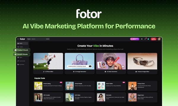 Fotor 推出全流程 AI 氛圍行銷平台，助力全球超過 8 億使用者