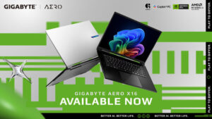 GIGABYTE chính thức mở bán AERO X16, tích hợp hiệu năng AI thế hệ mới vào mẫu Copilot+ PC siêu mỏng