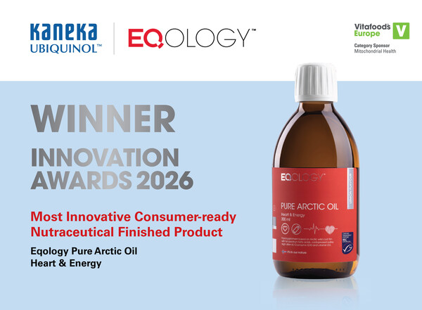 Kaneka Ubiquinolの「処方の柔軟性」を重視したイノベーション・パートナーシップが、Vitafoods Europe Innovation Award 2026を受賞