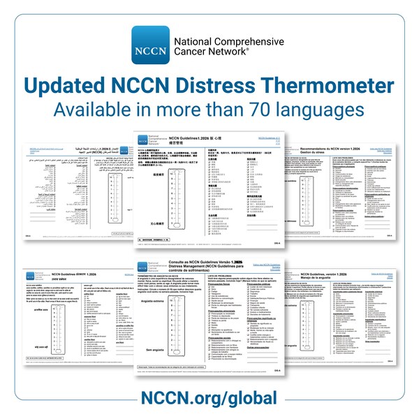 NCCN、メンタルヘルス啓発月間に世界のがん関連ディストレス支援リソースへの取り組みを表明