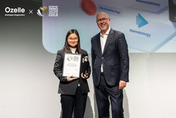 Ozelle、第4世代血液分析技術の革新が評価されGerman Innovation Award金賞を受賞