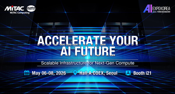 MiTAC 컴퓨팅, "AI 엑스포 코리아 2026"에서 AI 혁신을 가속화하다