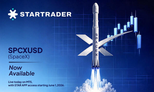 STARTRADER、SPCXUSDを追加。SpaceXのIPO期待を背景に、新たな取引機会を提供