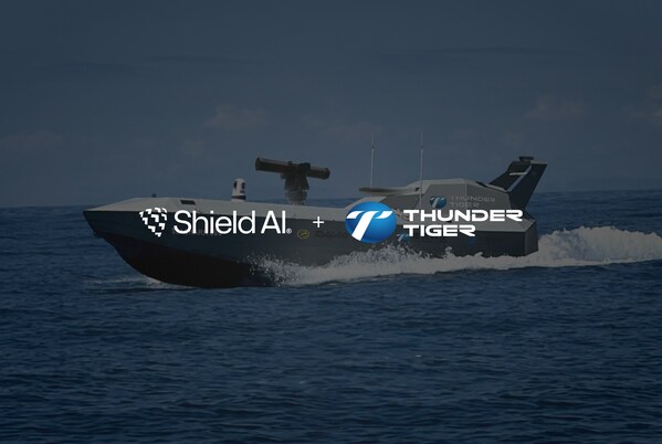 Shield AI 與 Thunder Tiger 合作，在台灣擴展 Hivemind 海上自主能力