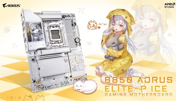 GIGABYTE、アニメやPC DIYコミュニティからの高まる需要に応える新B850 神鷹凛モデルを発表