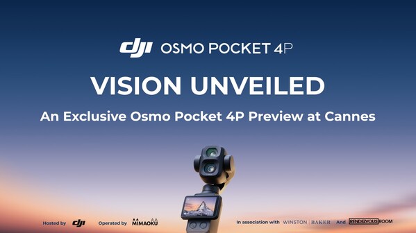 DJI、フランス・カンヌで新型ハンドヘルド ジンバルカメラ「Osmo Pocket 4P」プレミアイベントを開催