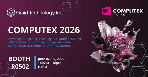圖睿科技將於 COMPUTEX 2026 展出 AI-ready 全系列 RAID 儲存解決方案