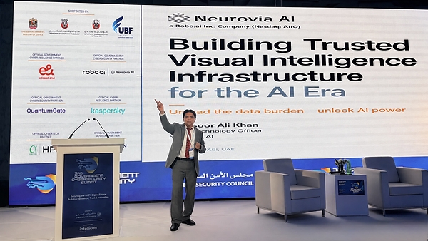 Neurovia AI在第三届阿联酋政府网络安全峰会上展示NeuroStream™技术成果，共筑可信视觉智能基础设施