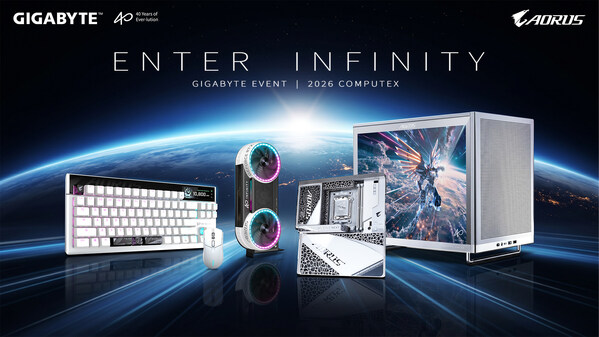 기가바이트, 컴퓨텍스 2026서 'ENTER INFINITY' 테마 기반 풀스택 신제품 공개