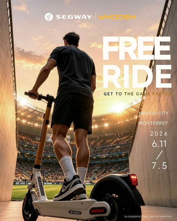 SegwayとWhoosh、2026年ワールドカップ期間中にメキシコ全土で都市モビリティ支援の無料乗車キャンペーンを開始