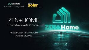 征拓在2026年欧洲国际太阳能展上发布ZEN+ HOME AI能源生态系统
