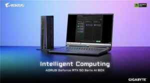 技嘉 AORUS GeForce RTX™ 50 系列 AI BOX 赋予轻薄笔记本桌面级算力 扩展 AI 应用生态系