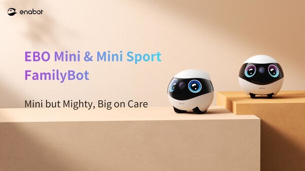 Enabot、EBO MiniおよびEBO Mini Sport FamilyBotsを発表