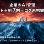 企業の“AI管理”に認識ギャップ、6割が「管理できている」と回答も、実態はコスト不明7割・ログ未把握9割