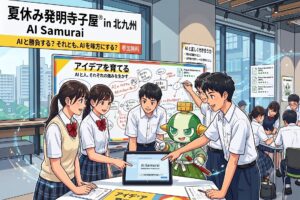 AI Samuraiによる中高生向け「夏休み発明寺子屋® in 北九州市」
