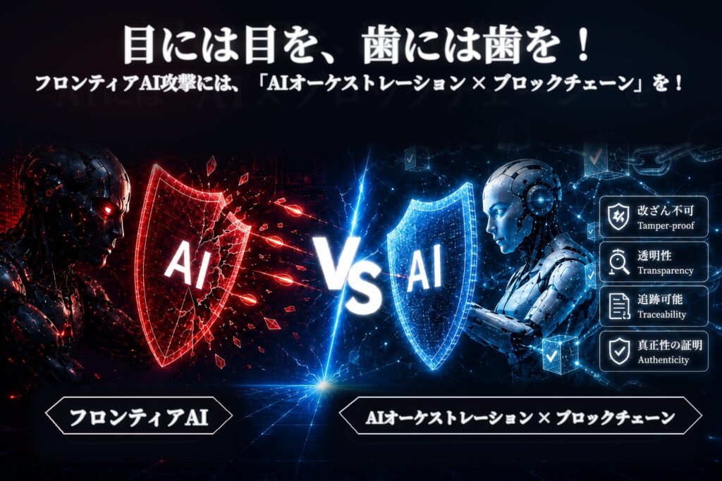 【特許取得】「オセロの四隅（AIモデル、半導体、AIインフラ、ロボティクス）」を貫く"真正性"レイヤ ～ AIオーケストレーション×ブロックチェーンでデータセット（学習データ）の正当性を見える化 ～