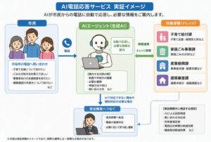 生成AIが24時間電話に対応 AI電話応答サービスの実証実験を開始
