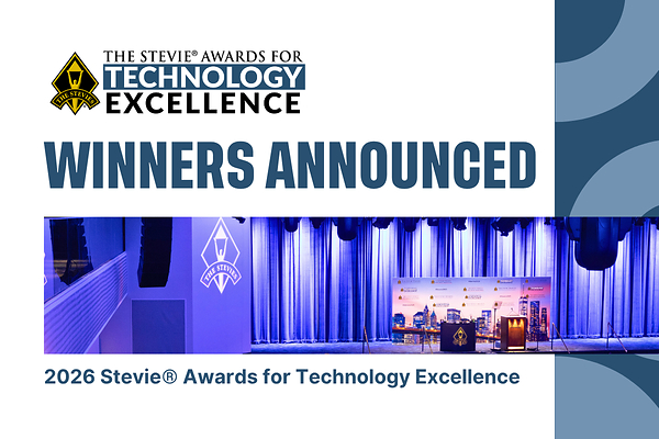 第3回スティービー賞テクノロジー・エクセレンス部門（Stevie® Awards for Technology Excellence）受賞者を発表