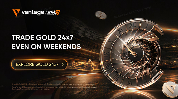 Vantage、XAUUSD247で24時間365日の金CFD取引を開始