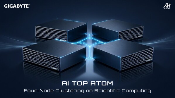 GIGABYTE、科学計算分野におけるAI TOP ATOM 4ノードクラスタリングを実演