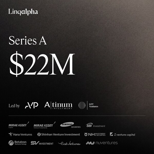 LinqAlpha、世界の公開市場向けアルファ・インテリジェンス・レイヤー構築へ2,200万ドルを調達
