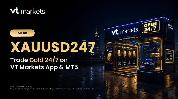 VT Markets、XAUUSD247を提供開始し、金の取引時間を再定義